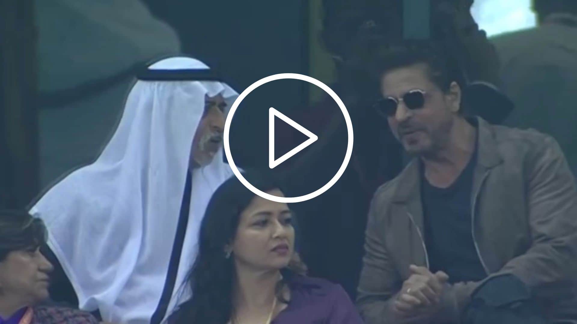 [Watch] Shah Rukh Khan Attends ILT20 2024 Clash Between MI Emirates & Dubai Capitals